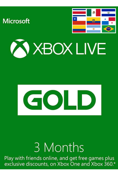 Xbox Live Gold 3 Months (LATAM)