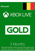 Xbox Live Gold 3 Months (Belgium)