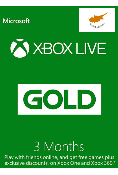 Xbox Live Gold 3 Month (Cyprus)