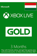 Xbox Live Gold 3 Month (Hungary)