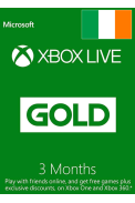 Xbox Live Gold 3 Month (Ireland)