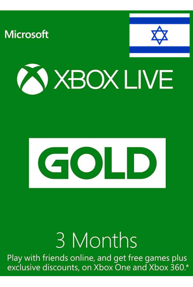 Xbox Live Gold 3 Months (Israel)