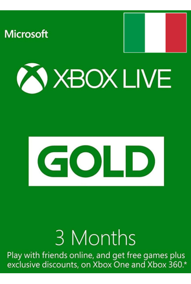 Xbox Live Gold 3 Months (Italy)