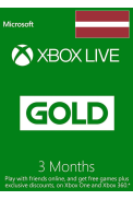 Xbox Live Gold 3 Month (Latvia)