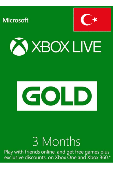 Xbox Live Gold 3 Months (Turkey)