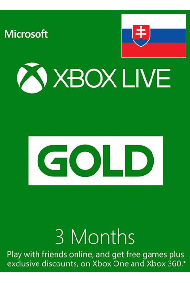 Xbox Live Gold 3 Months (Slovakia)