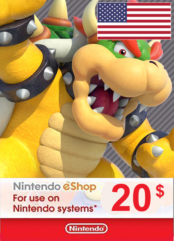 20 USD ESHOP (NINTENDO) CHILE