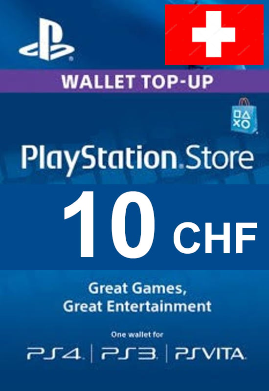 PSN Card Codes Buy PlayStation Gift 10 (Switzerland) |