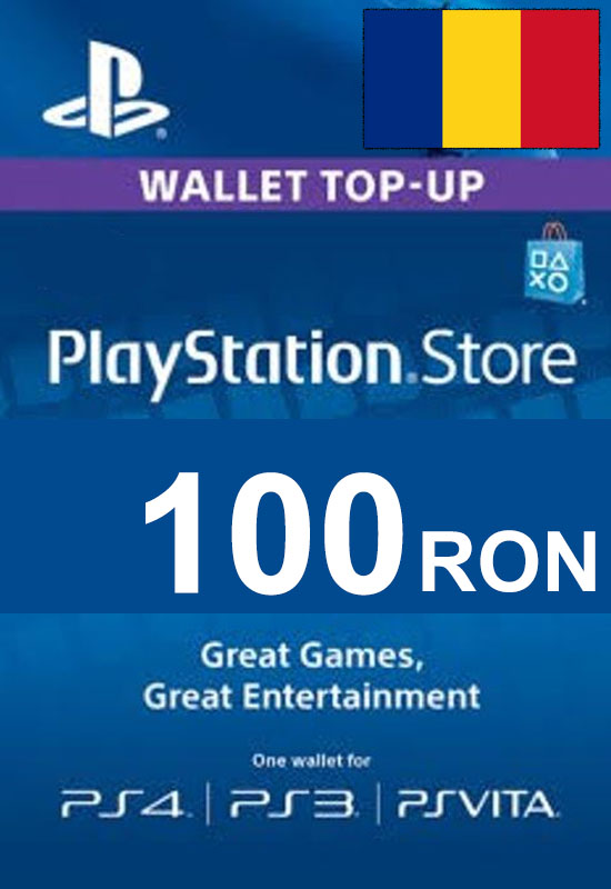 PSN - PlayStation Network - Gift Card 100 (Ron) (Romania) Billige spil | SmartCDKeys