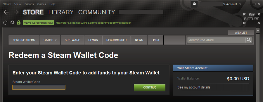 Steam Gift Card, €100