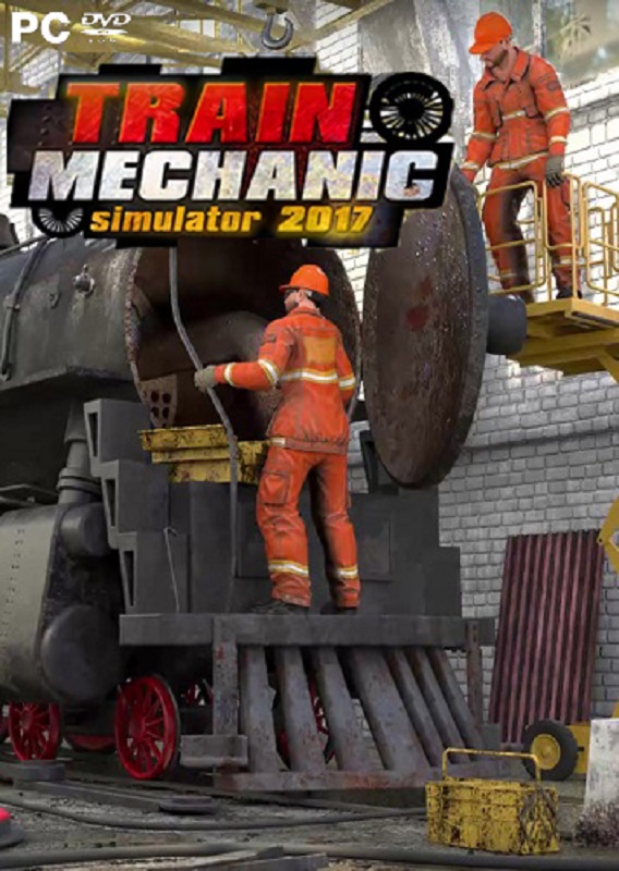 Train mechanic simulator. Train Mechanic Simulator 2017. Трайн симулятор на ПК диск от игры. Scrap Mechanic обложка.