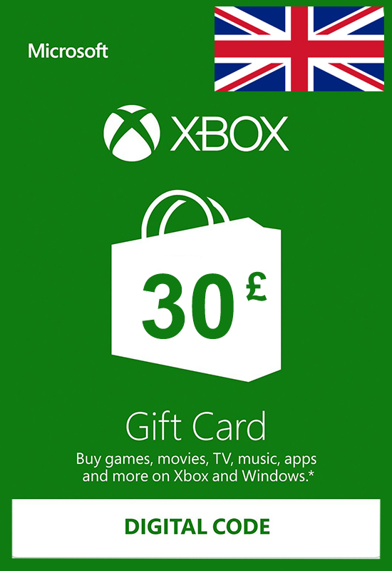 microsoft gift card 30 dollars