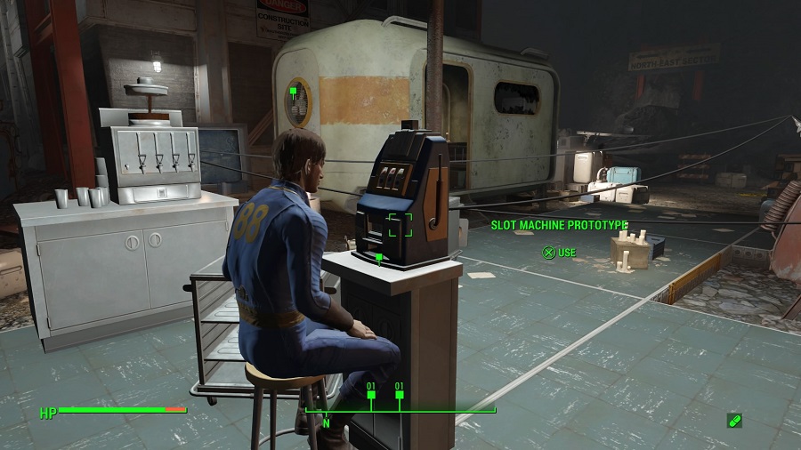 reception desk in fallout 4 vault tec dlc