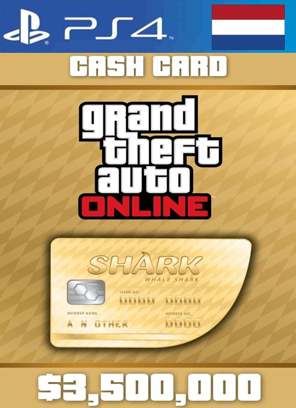 Buy Grand Theft Auto Online: Whale Shark Card GTA Online GTA V (5) (Netherlands) (PS4) Cheap Key | SmartCDKeys