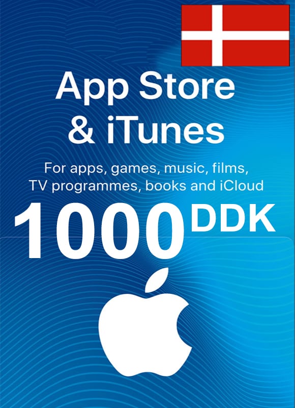 Buy Apple iTunes Gift Card - 1000 (DKK) (Denmark) App Store CD | SmartCDKeys