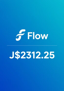 Flow J$2312.25 Jamaica JMD Mobile Top-up